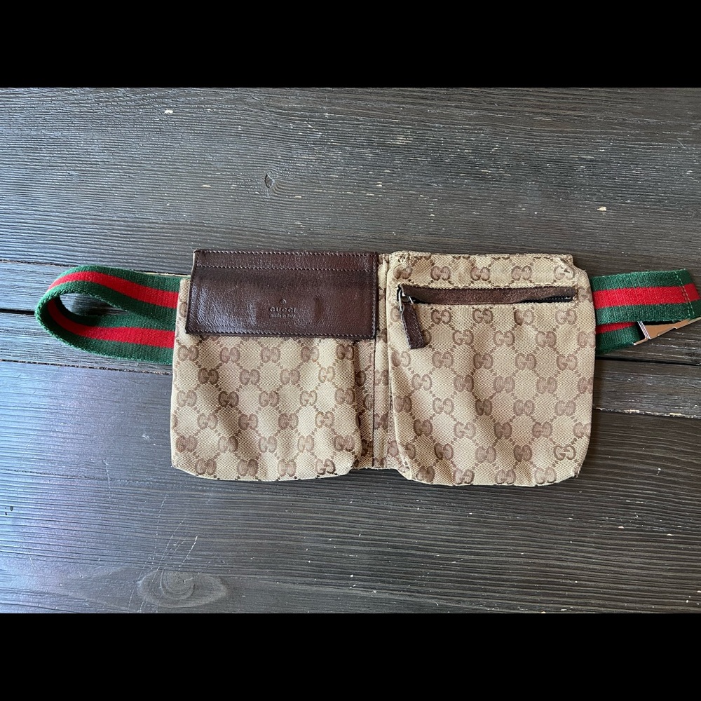 Authentic Gucci Sherry Line Belt Bag
